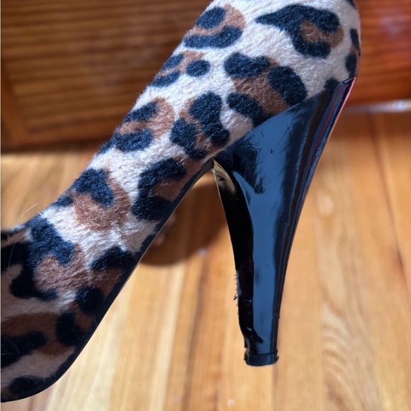 Cheetah heels faux fur - Picture 3 of 3
